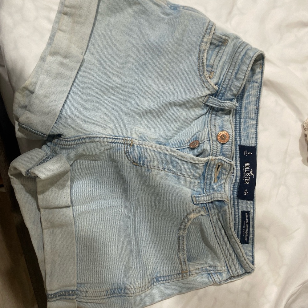 Hollister Sky Blue Denim Shorts
